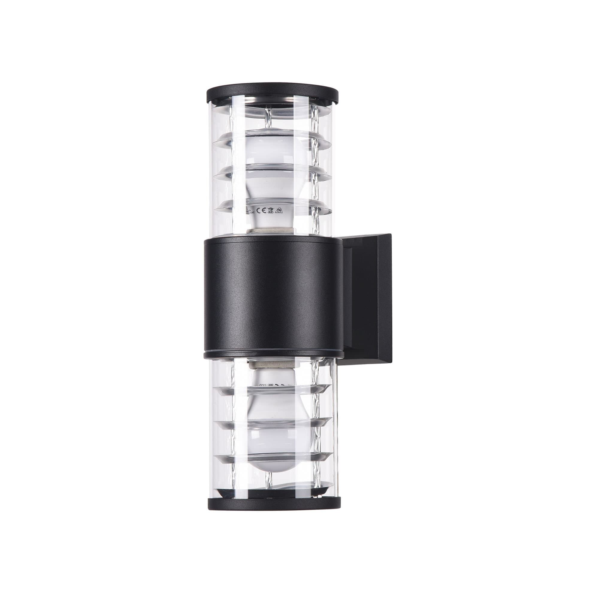Maytoni Outdoor Bronx Черный Бра 2xE27 60W O576WL-02B — миниатюра 5
