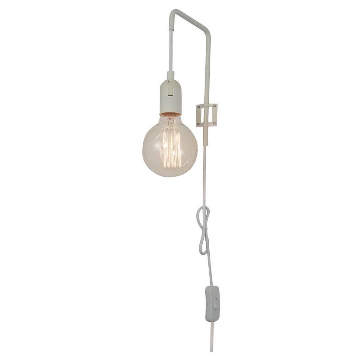 Lussole LOFT Металл Белый /  Без плафона Светильник настенный E27 10W GRLSP-8041 — миниатюра 1