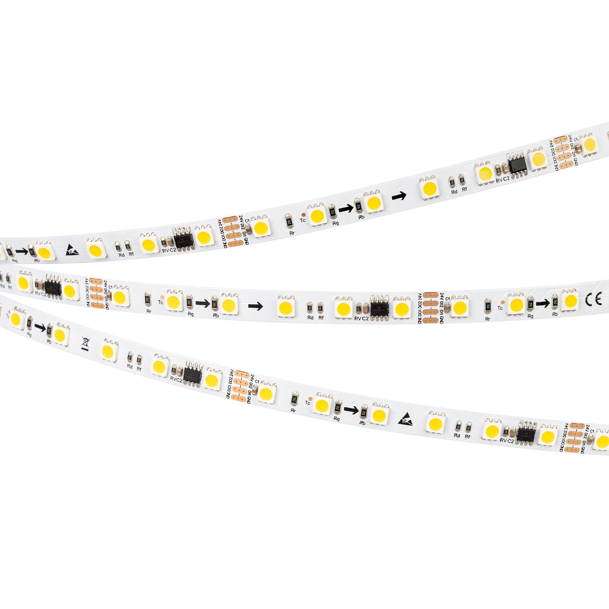 Arlight Лента SPI-B60-10mm 24V Warm3000-PX6-RAM (15 W/m, IP20, 5060, 5m) (бегущий огонь) 039040 — миниатюра 4