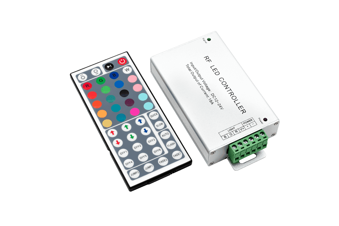 SWG LED MIX RGB контроллер 18А 12-24 Вольт, РФ 44 кн, RF-RGB-44-18A