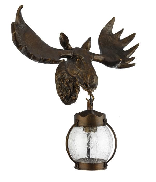Favourite Hunt Коричневый/Прозрачный Светильник уличный 1*E27*60W, IP44 1848-1W