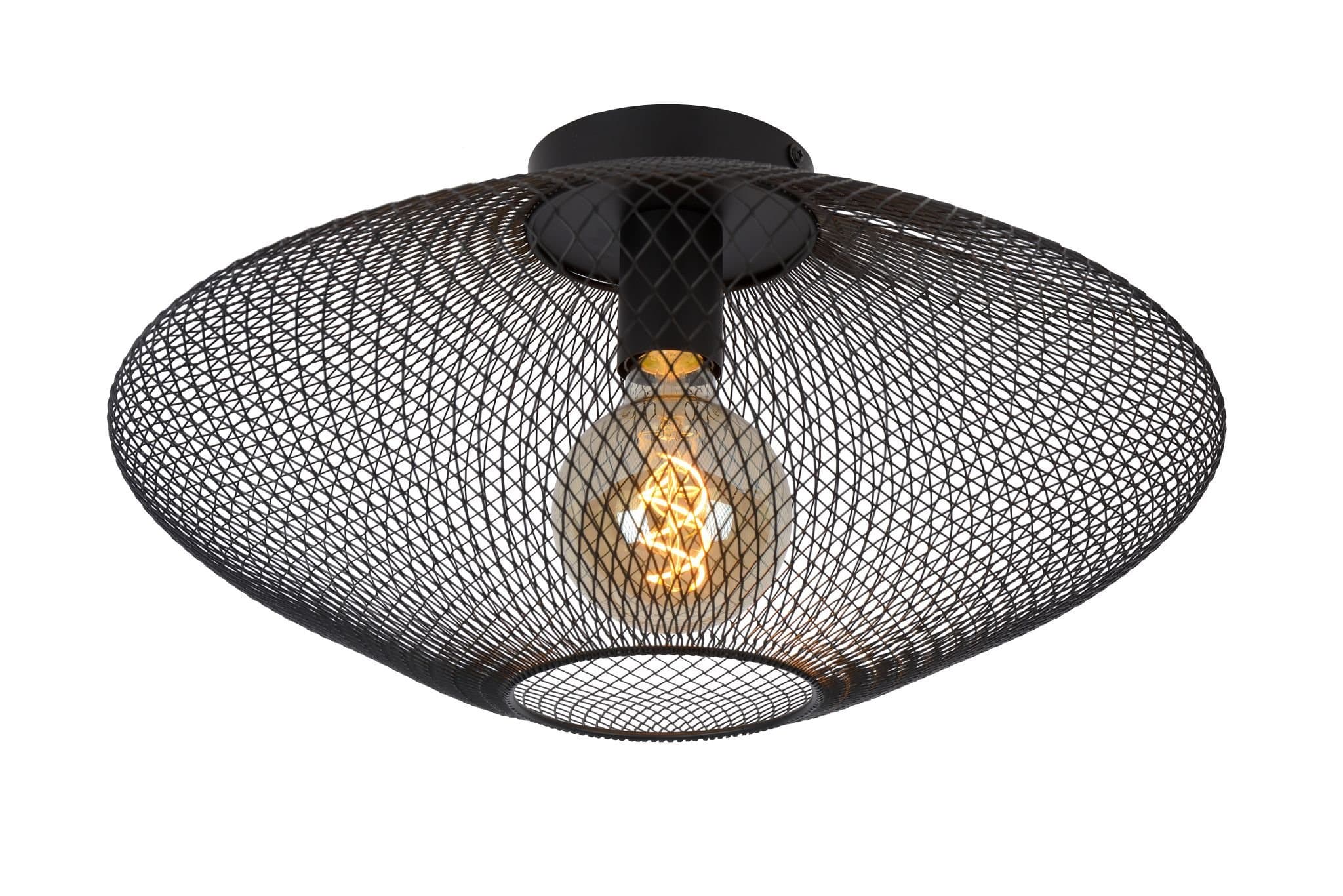 Lucide MESH Черный Потолочный светильник 21123/45/30 — миниатюра 2