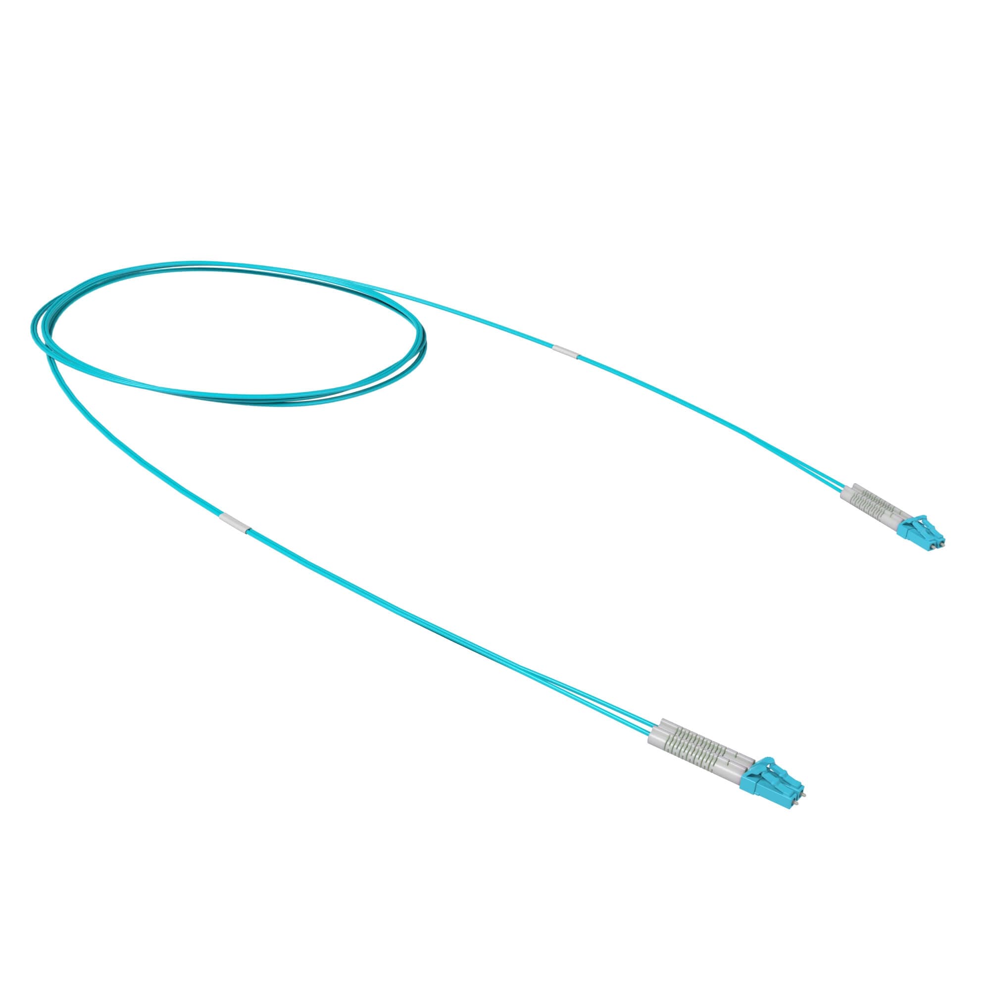 DKC Оптический коммутационный шнур Duplex flexible boot LC/UPC - LC/UPC 50/125 (OM3), 1 м