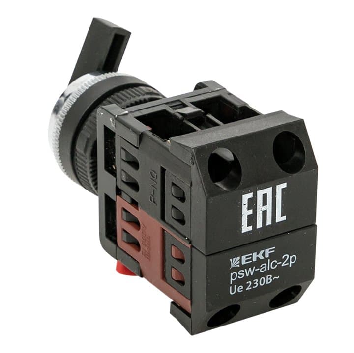EKF PROxima Переключатель АLС-22 2P черный NO+NC psw-alc-2p — миниатюра 5