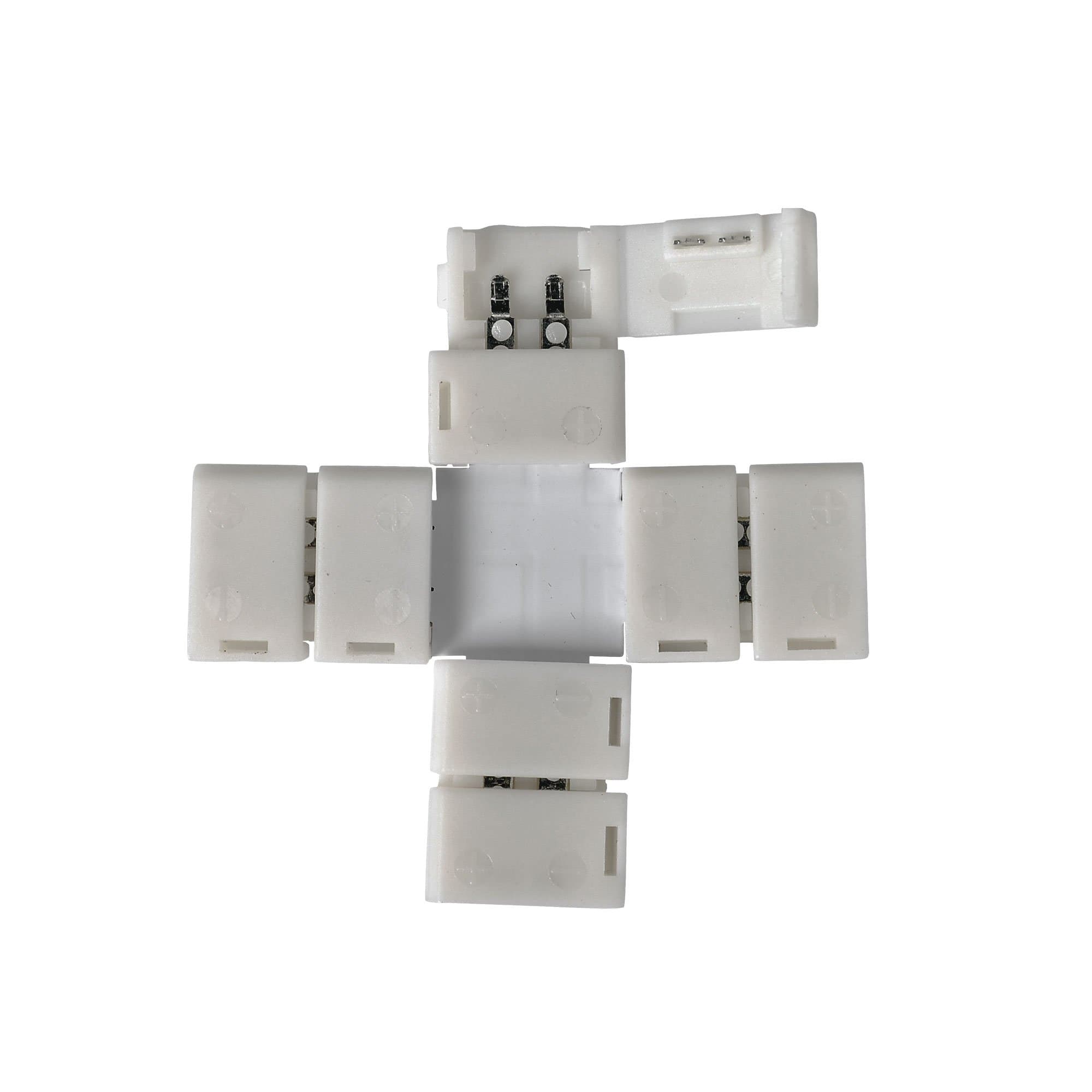 Elektrostandard LED 1X / Соединитель электрический коннектор для 3528, 2835 одноцв светодиодной ленты X (5pkt) a038805