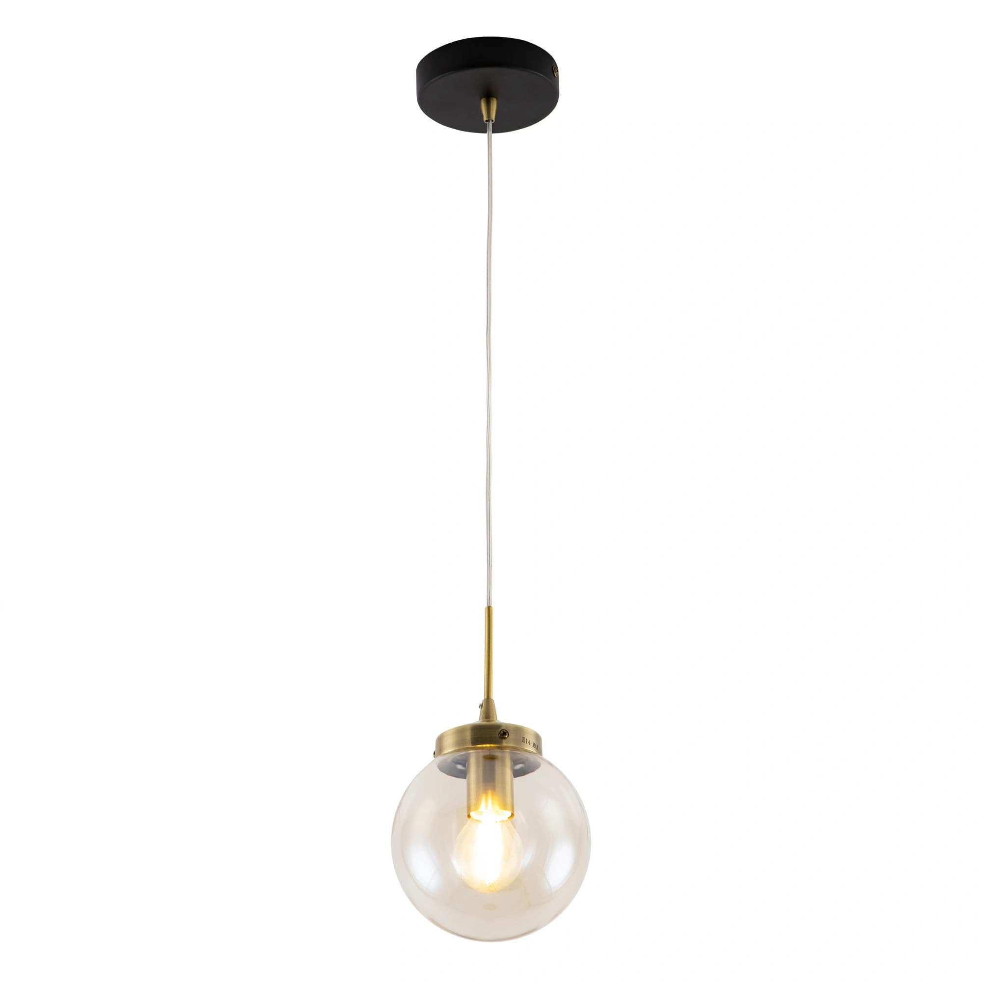 Citilux CL105115 Планета Черн.+Дымч. Светильник подвесной