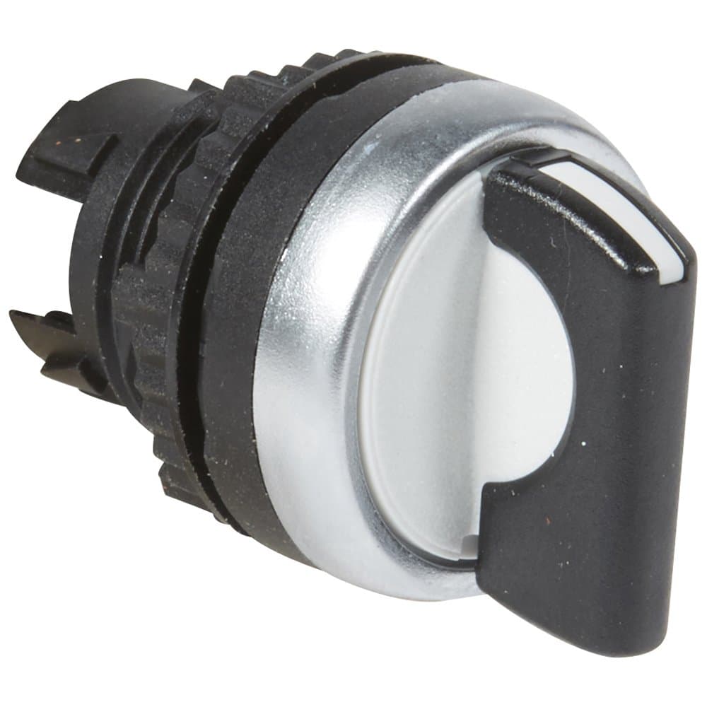 Legrand Osmoz Головка переключателя, черная ручк. 3 п с фикс. 45°(1-0-2) 10-12-2 час. 023923