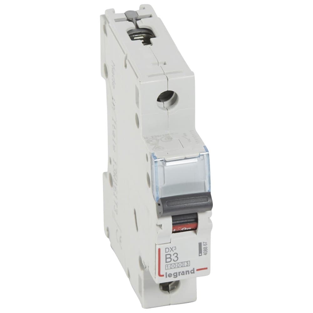 Legrand DX3 Автоматический выключатель 1P 3A (B) 10kA/16kA 408867 — миниатюра 1