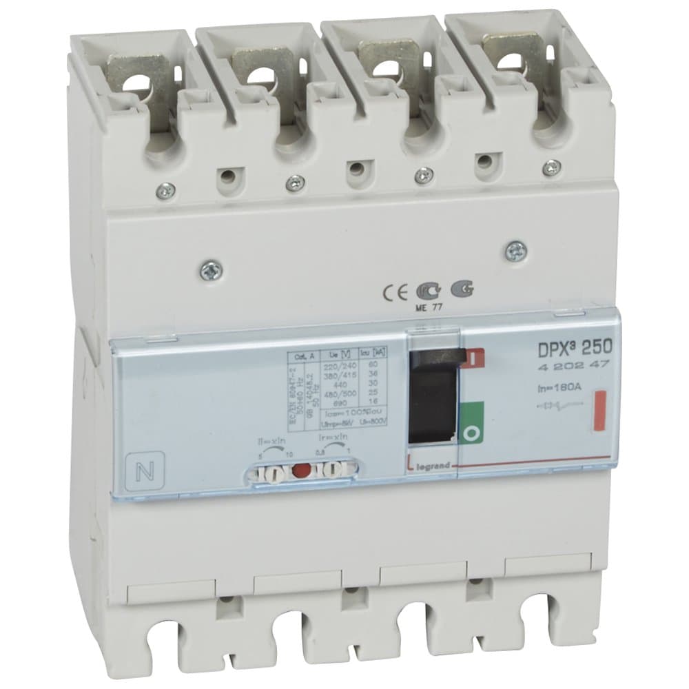 Legrand DPX3 250 Автоматический выключатель 4P 160А 36kA 420247 — миниатюра 1