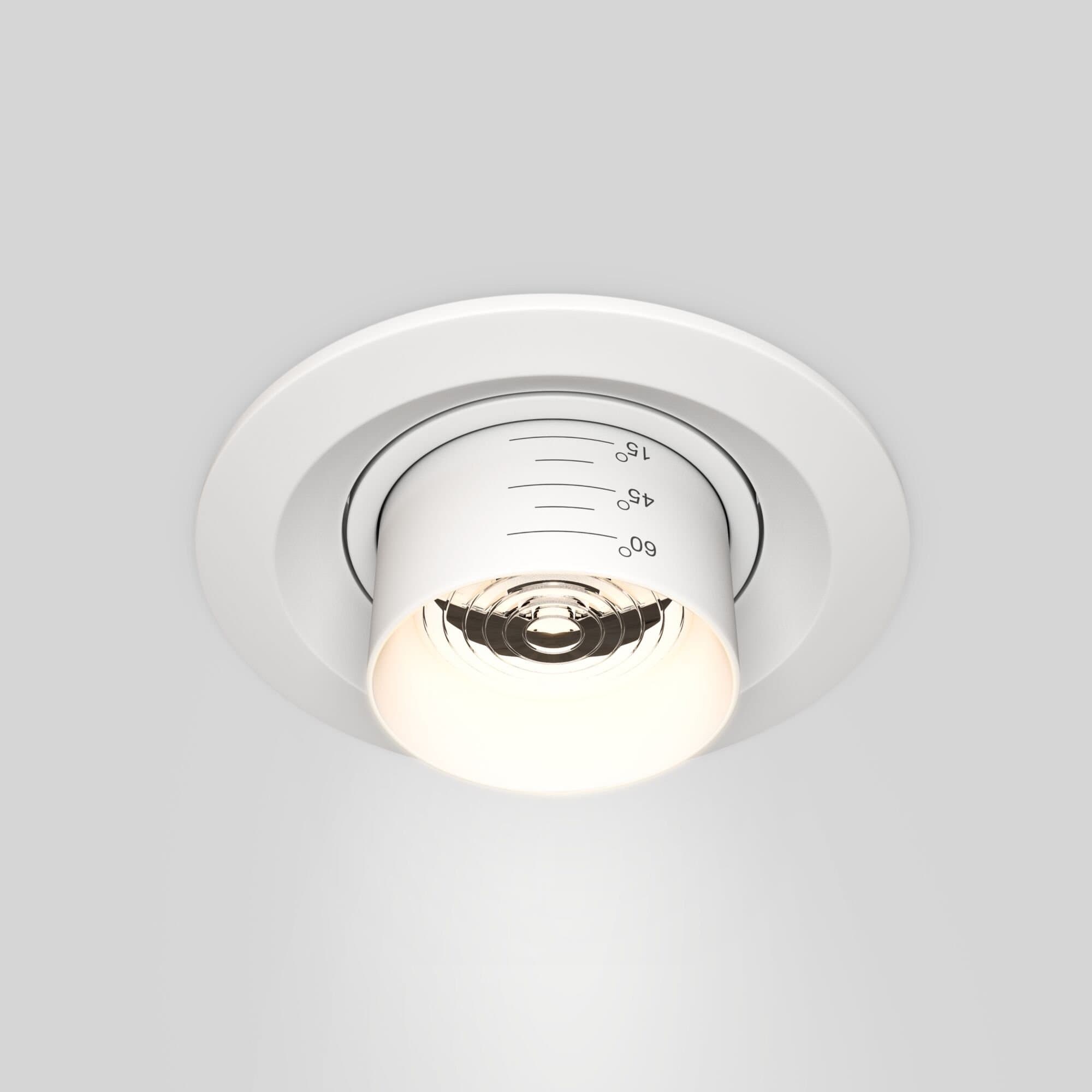 Maytoni Downlight Elem Белый Встраиваемый светильник DL052-L7W4K — миниатюра 3