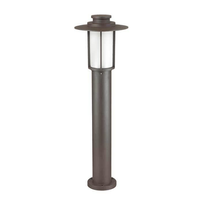 Odeon Light 4047/1F ODL18 702 опал/темно-серый Уличный светильник, 80см IP54 E27 18W 220V MITO