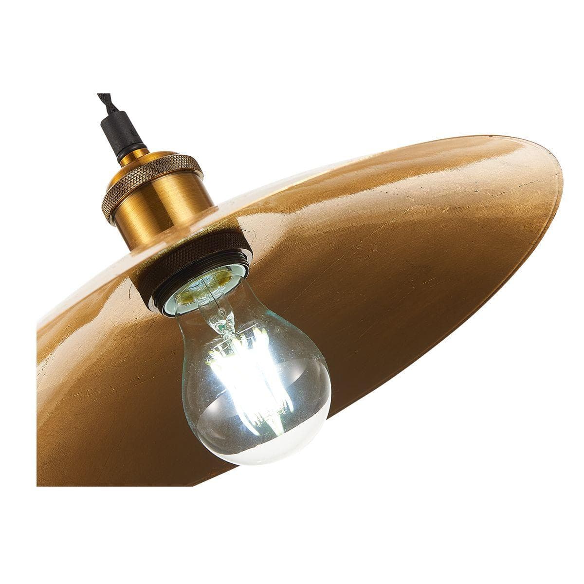 ST Luce SL1017.203.01 Светильник подвесной Черный/Золото E27 1*60W — миниатюра 2