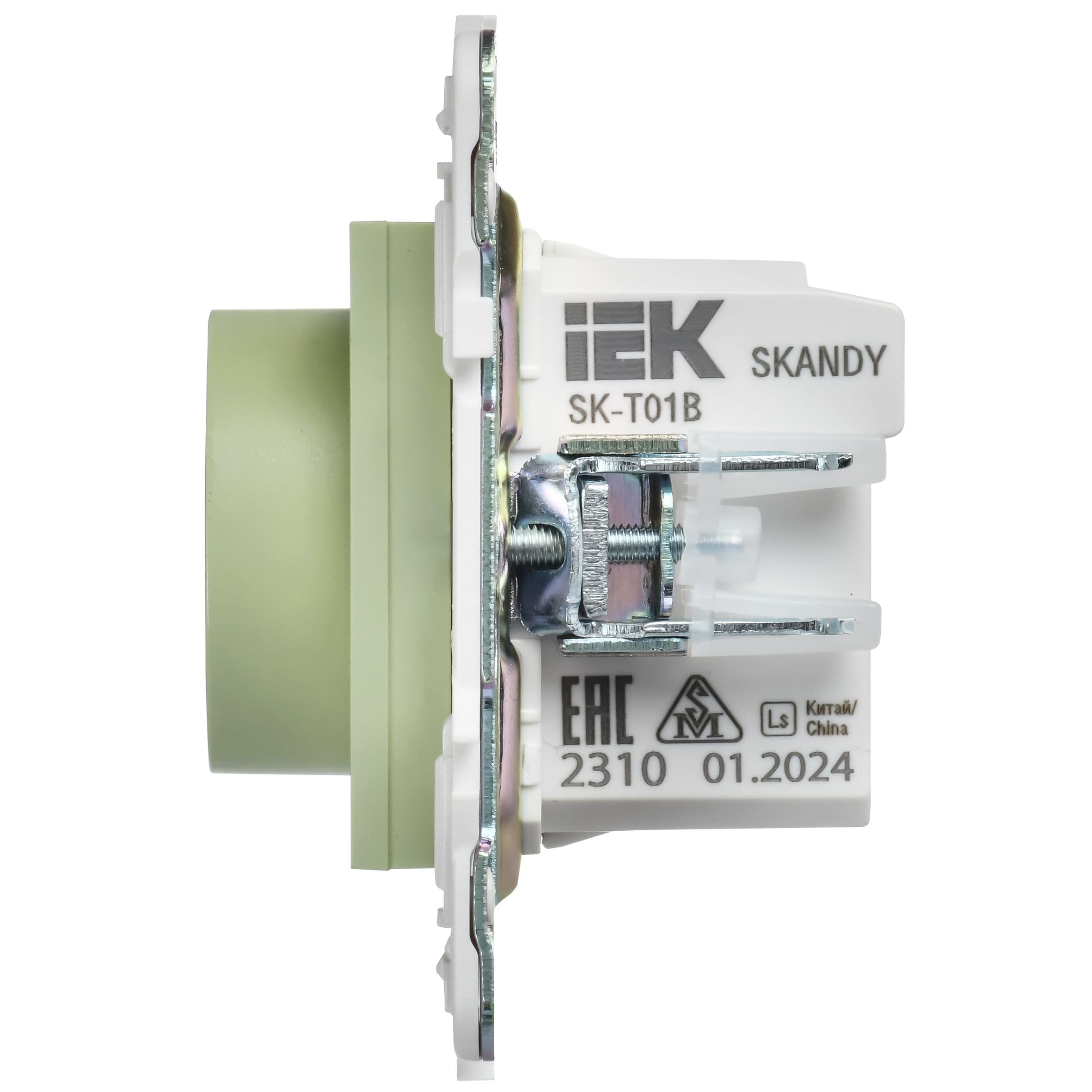 IEK SKANDY Мятный Термостат электронный с индикацией SK-T01G — миниатюра 5
