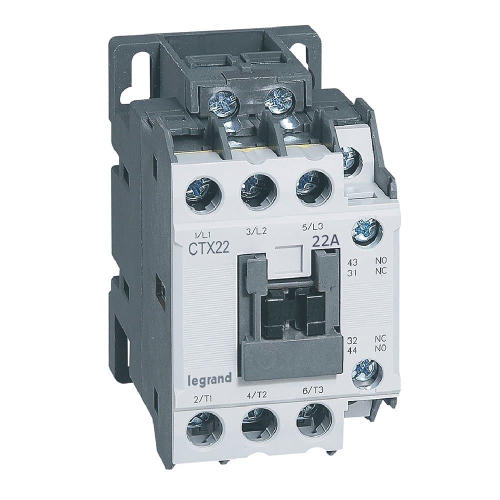 Legrand CTX3 Контактор 22 3P 22A 1но1нз ~24В 416110