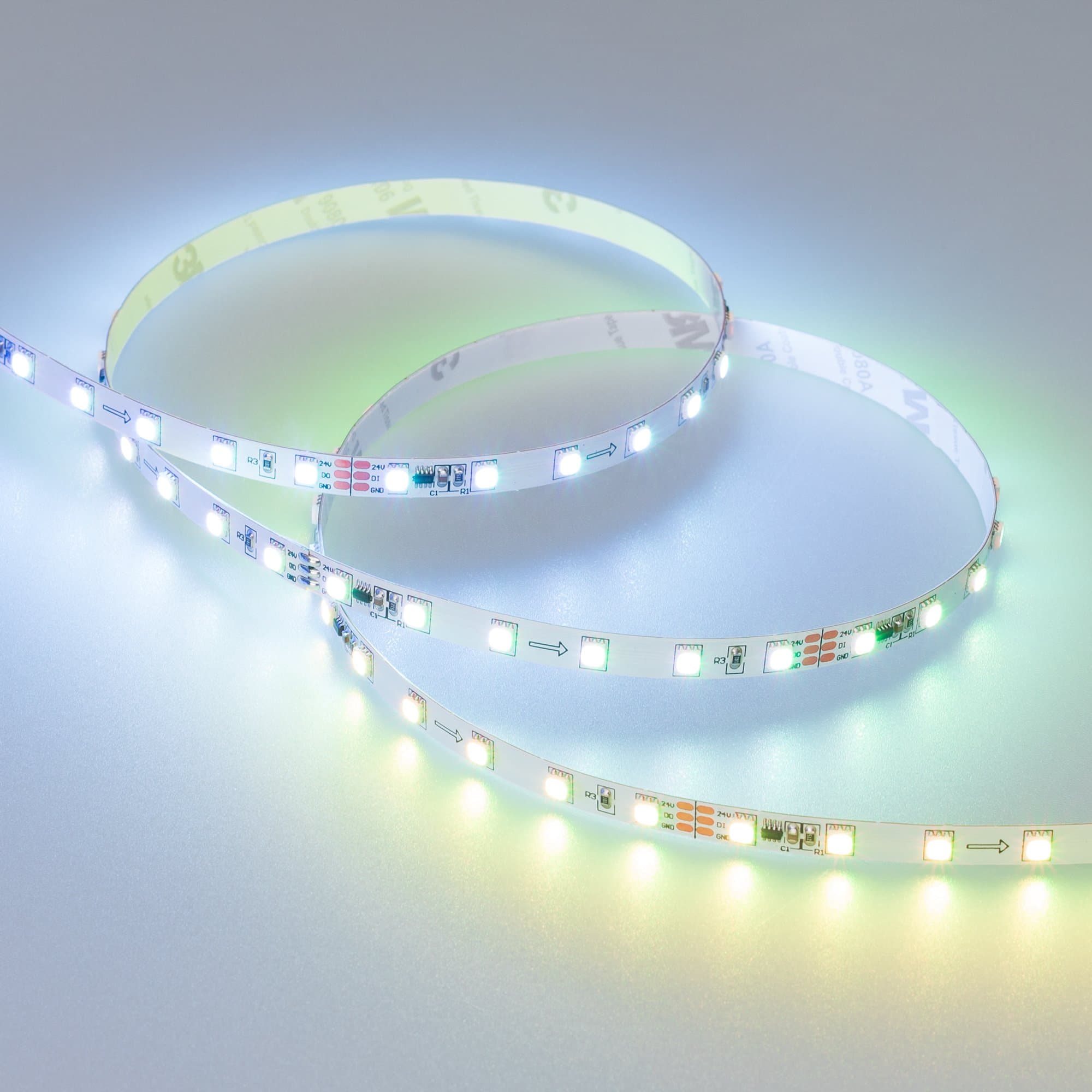 Arlight Светодиодная лента SPI-5000-3535-72 24V Cx6 RGB (7mm, 14.4W/m, IP20) (Открытый, IP20) 030195 — миниатюра 5