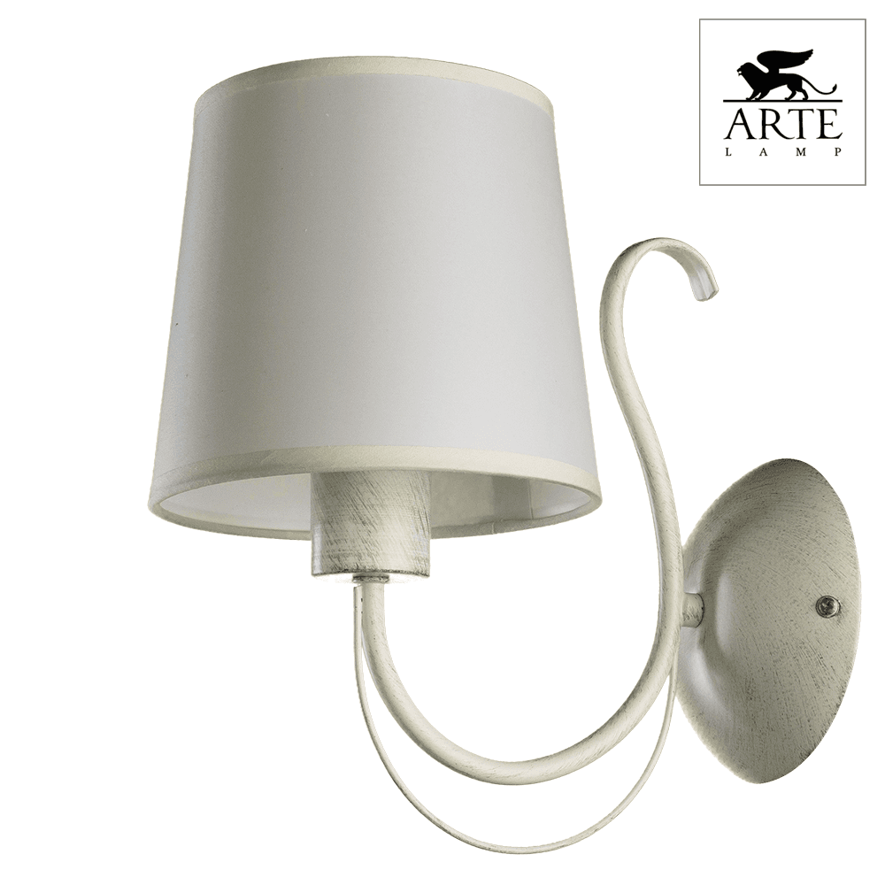 Arte Lamp Orlean Золото/Белый Бра 40W E27 A9310AP-1WG — миниатюра 2