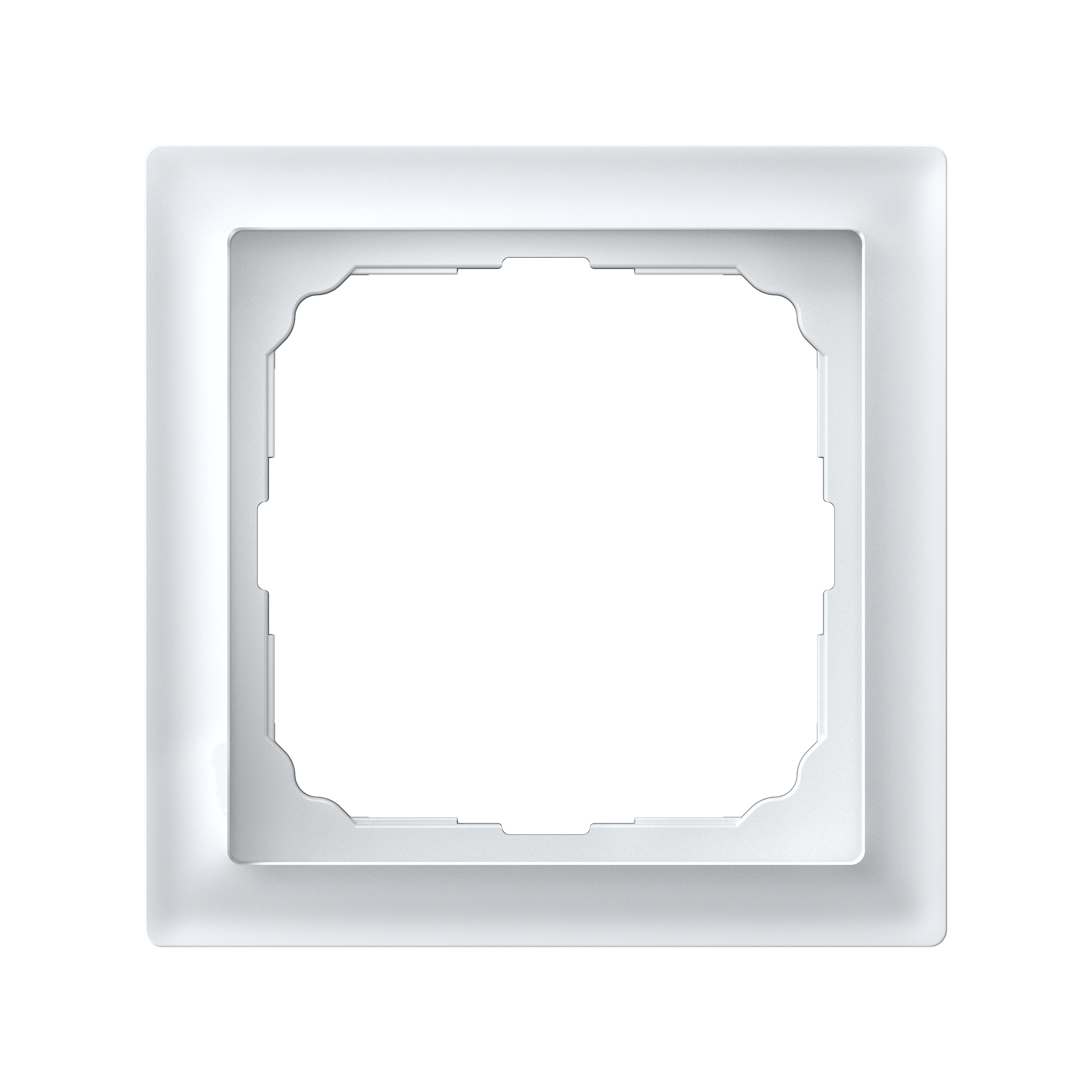 Systeme Electric ArtGallery Pure Матовое органическое стекло Белый Рамка 1-ая — миниатюра 1