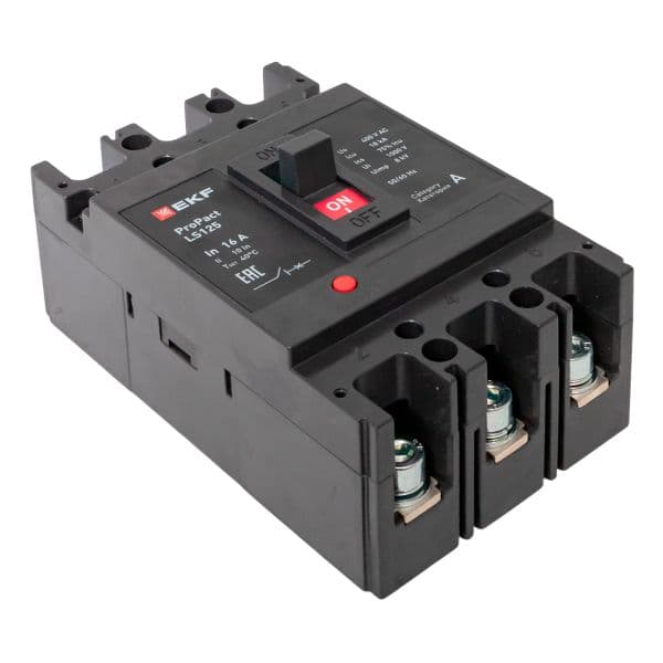 EKF Выключатель автоматический в литом корпусе ProPact LS125 16А 3P 18кА — миниатюра 13