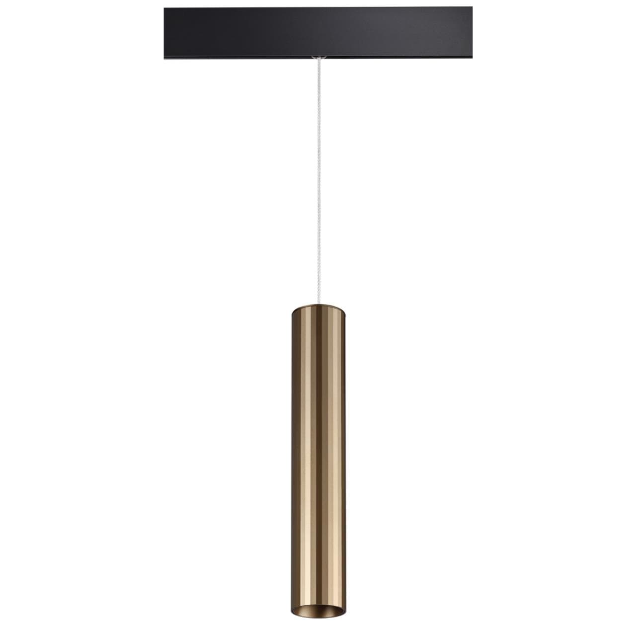 Novotech 358990 SHINO NT22 бронза светлая/черный Трековый светильник для низковольного шинопровода, провод 0,8м IP20 LED 4000K 20W 48V FLUM