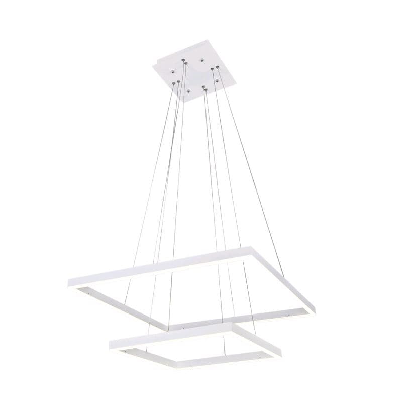 Kink Light 08227,01(4000K) Подвес Альтис белый w60+40 h110 Led 60W (4000K)
