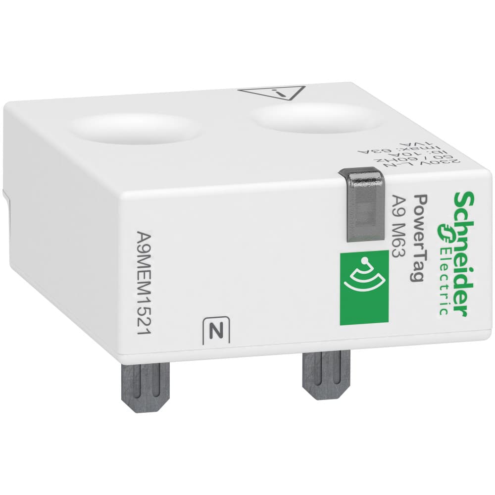 SE Acti 9 Датчик беспроводной Powertag 63A 1P+N/2P выше аппарата =S= A9MEM1521