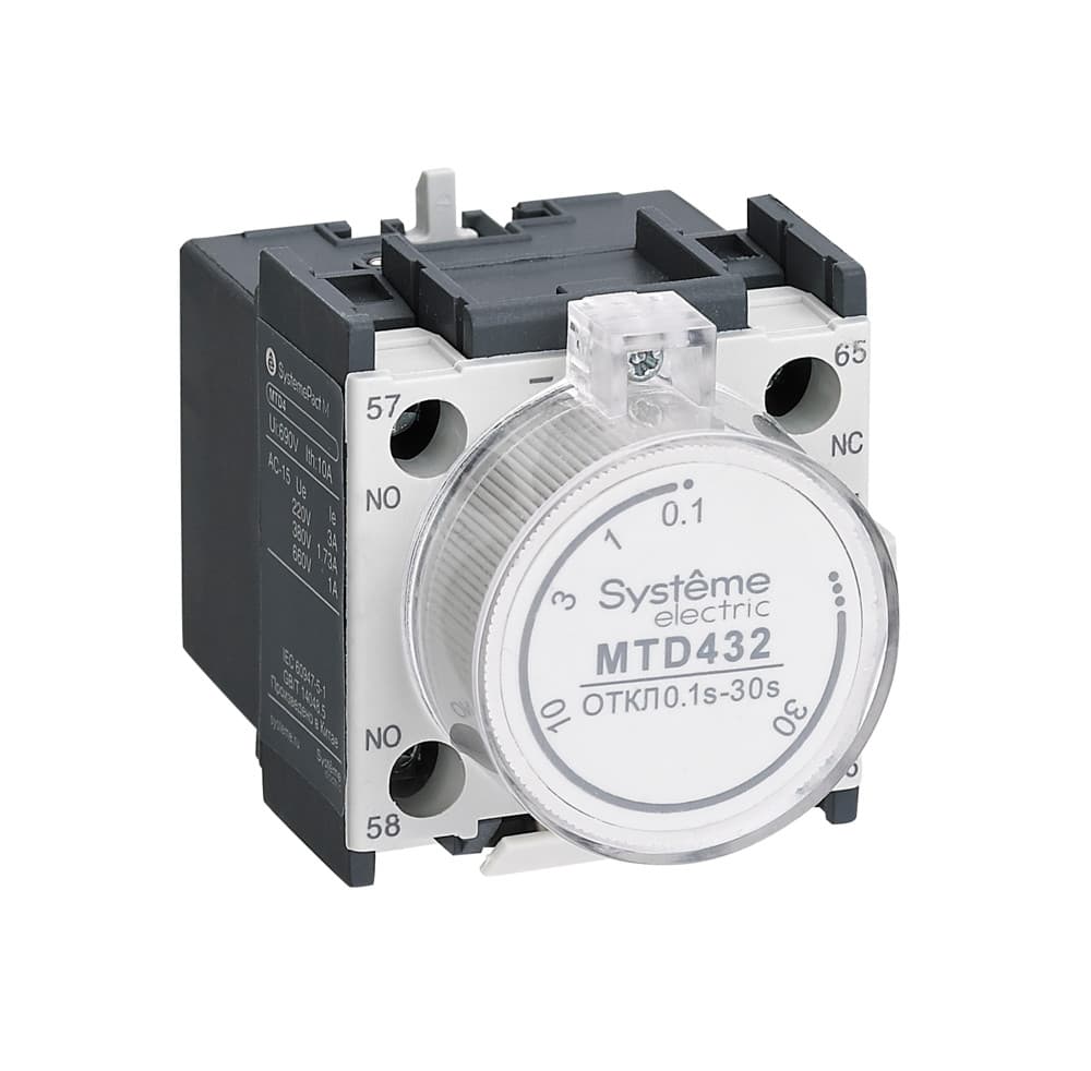 Systeme Electric Дополнительный контакт MC1G/E ВЫД. ВРЕМ. ОТКЛ 0,1…3С