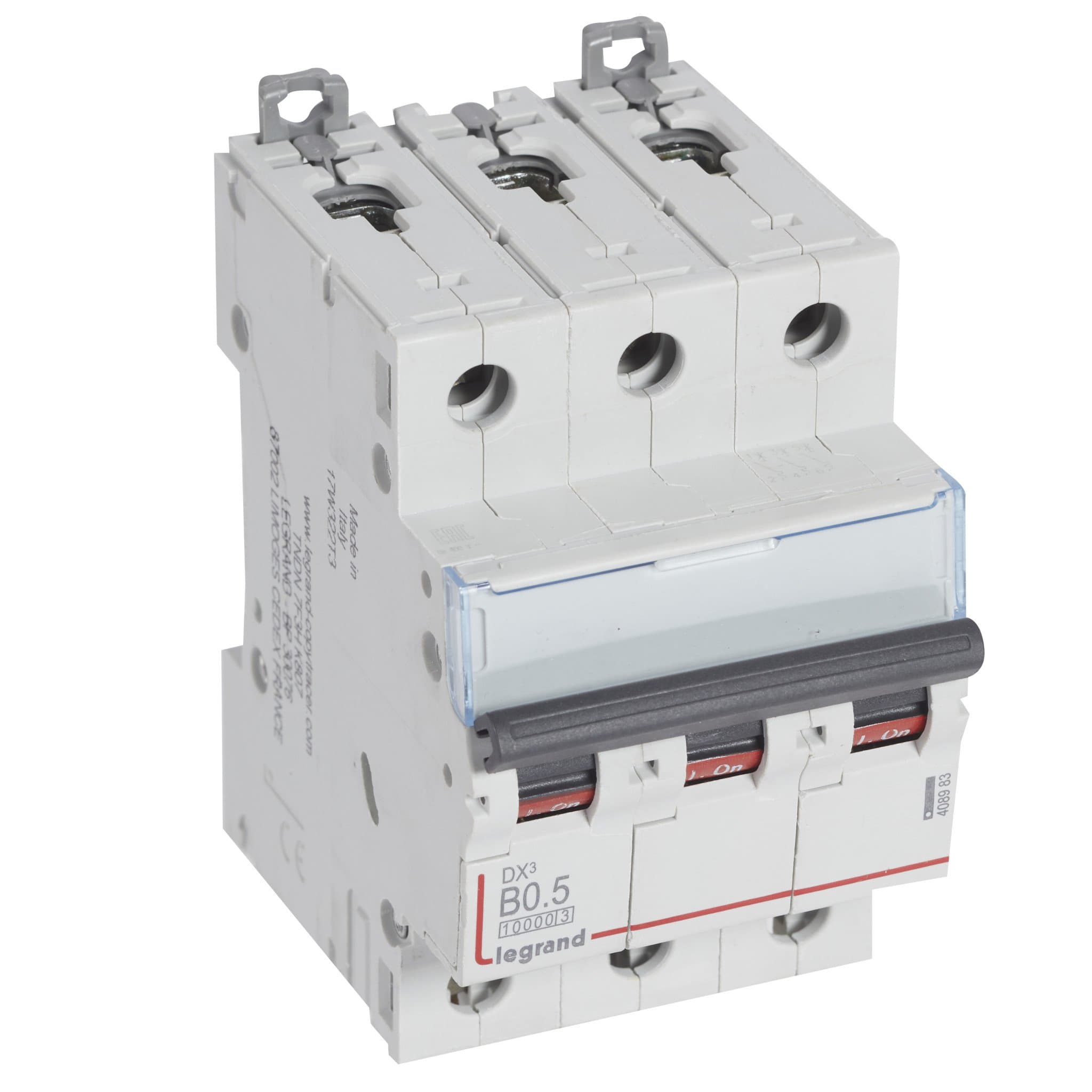 Legrand DX3 Автоматический выключатель 3P 0,5A (B) 10kA/16kA 408983 — миниатюра 1