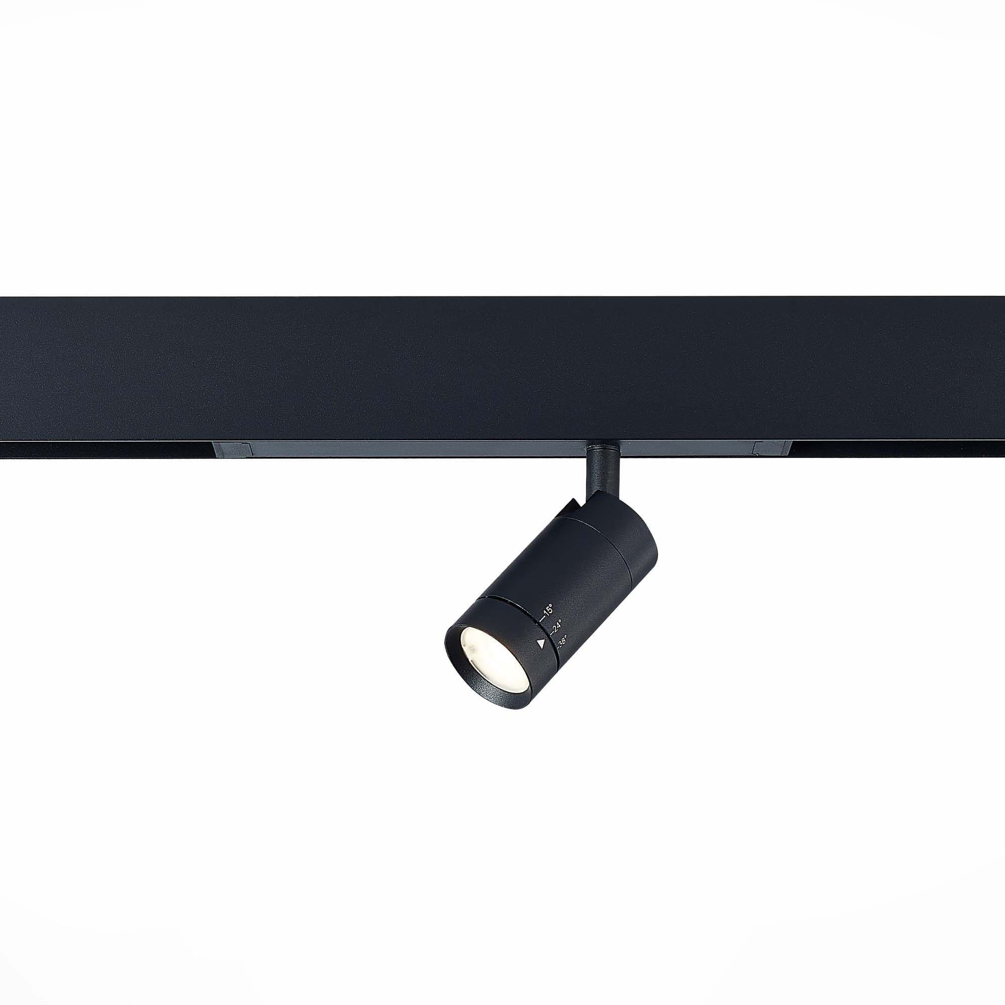 ST LUCE ST658.496.10 Св-к трек. SMART Zoom Черный LED 1*10W 2700K-6000K 900Lm Ra>90 10-55° IP20 D40xH90 220V