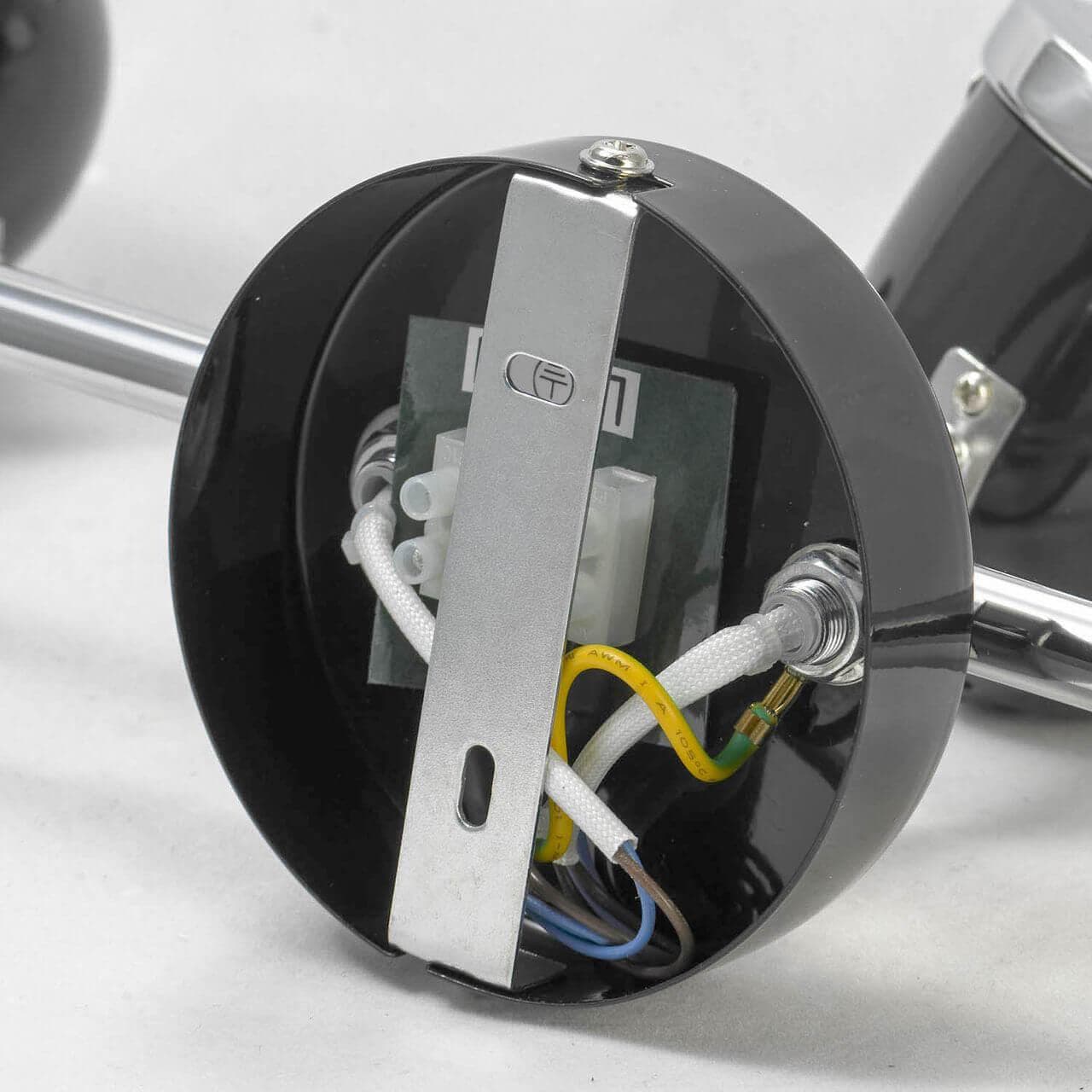 Lussole S.R.L Металл Черный / хром Металл Светильник настенно-потолочный GU10 50W LSN-3121-03 — миниатюра 4