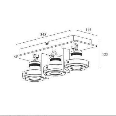 Lucide LANDA Матовый хром Спот 17906/16/12 — миниатюра 3