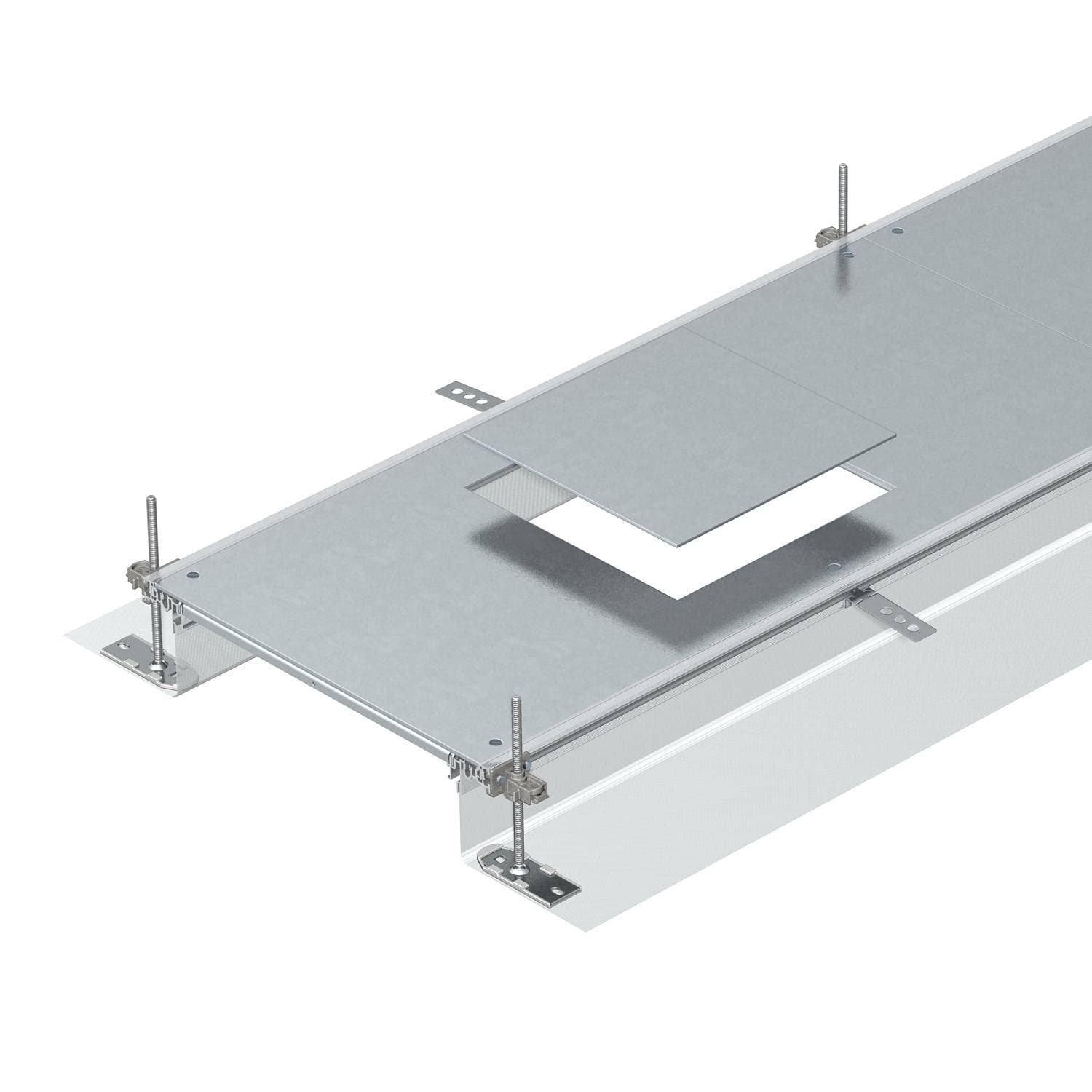 OBO Bettermann Секция кабель-канала OKA-G для GES9 2400x400x40–140 мм (сталь) 7424200 — миниатюра 1
