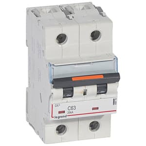 Legrand DX3 Автоматический выключатель 2P 63A (С) 25kA 409774 — миниатюра 2