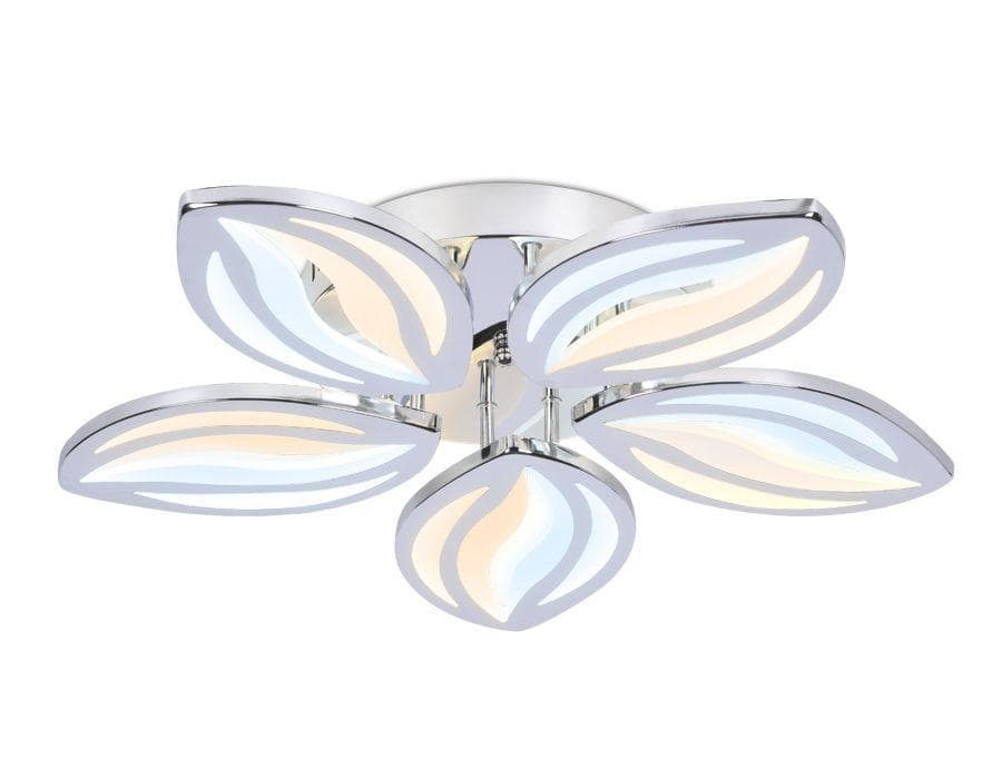 Ambrella Потолочный светодиодный светильник с пультом FA466/5 CH хром 90W 540*540*80 (ПДУ РАДИО 2.4) — миниатюра 2