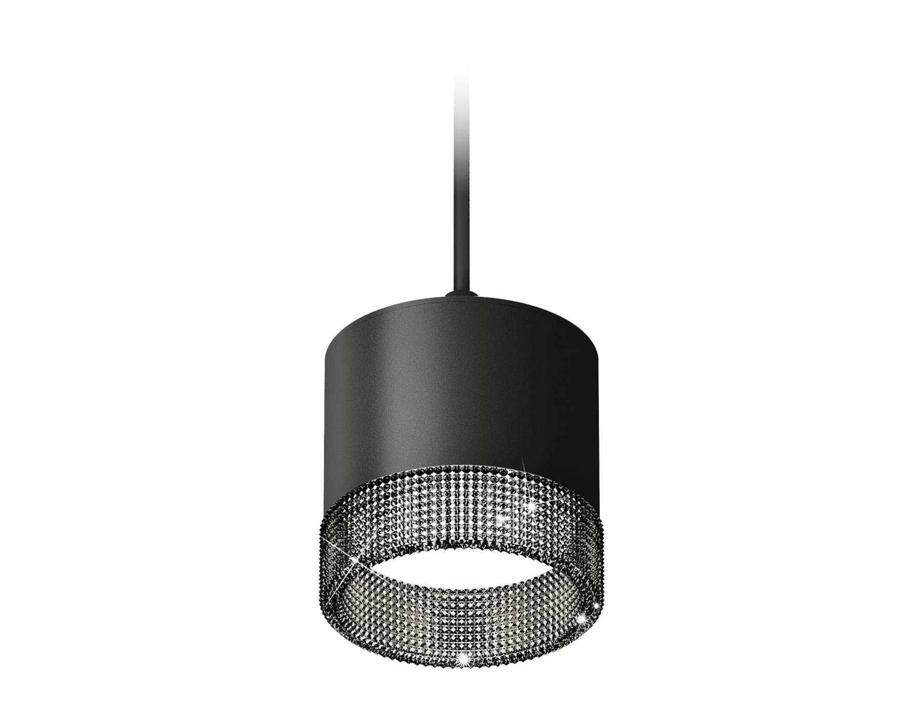 Ambrella Комплект подвесного светильника GX53 с композитным хрусталем XP8111041 SBK/BK черный песок/тонированный GX53 (A2333, C8111, N8484)