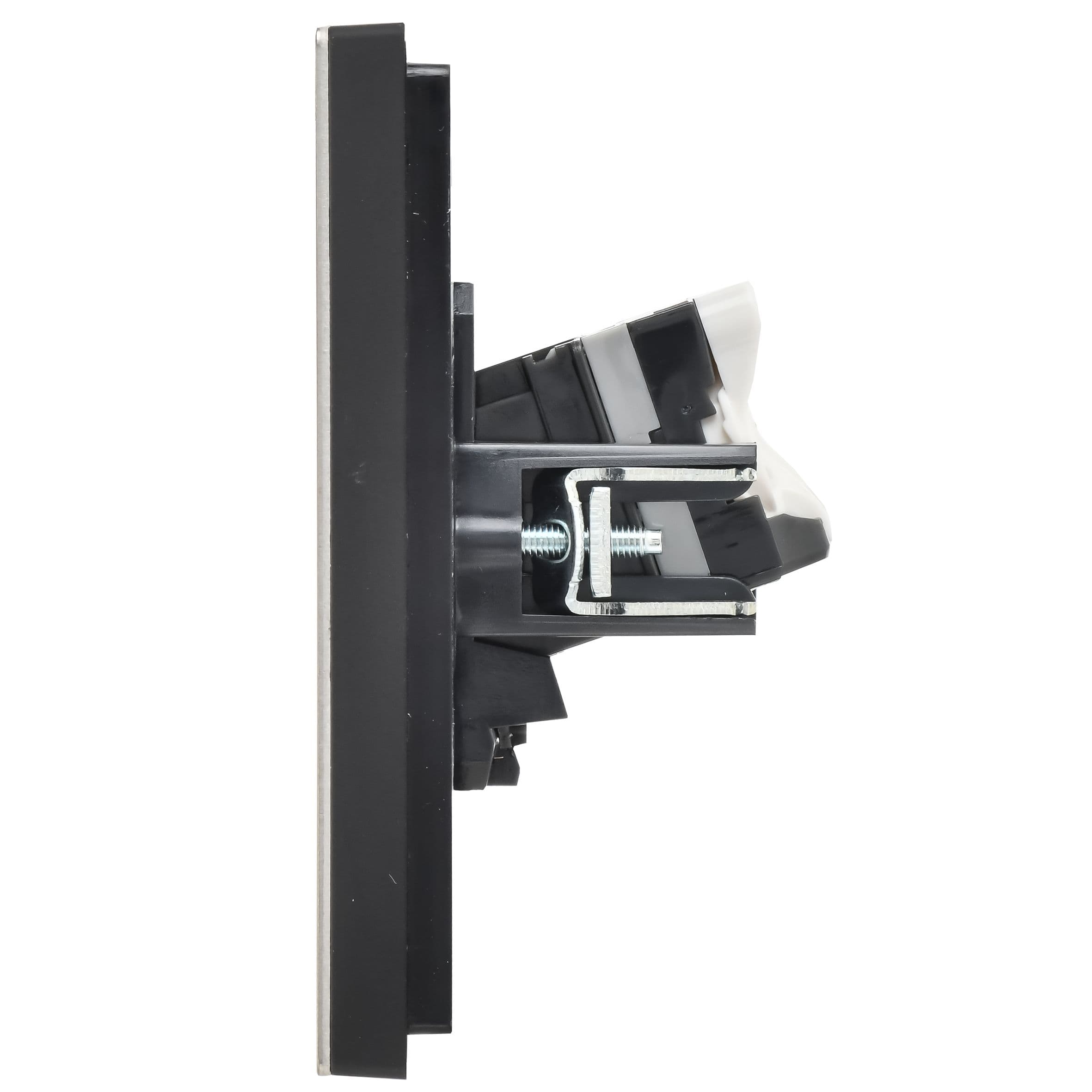 IEK FORTE&PIANO Металл Шампань Розетка комп. 2-ая RJ45 кат.5E FP633M — миниатюра 4