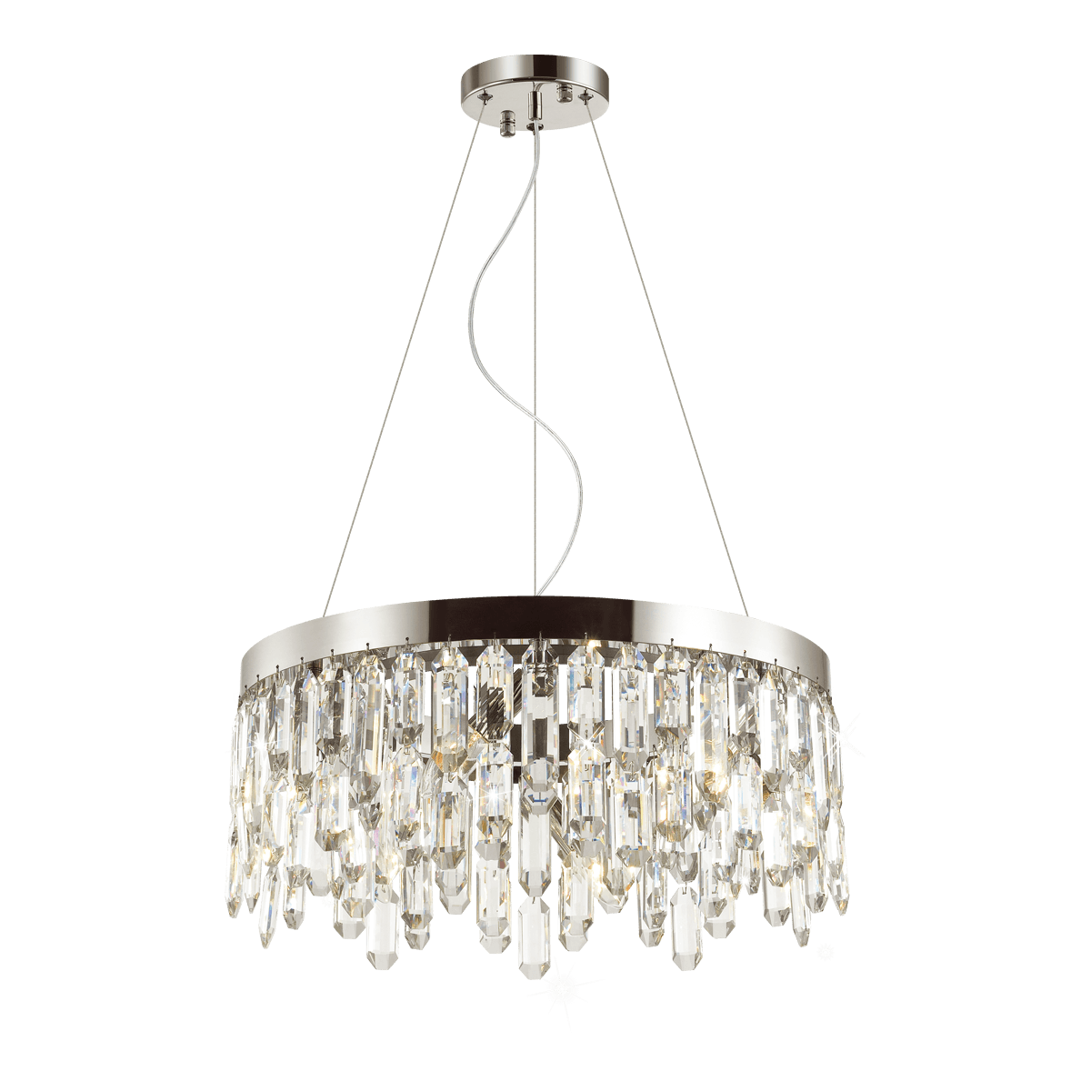 Odeon Light 4985/6 HALL ODL22 383 хром/хрусталь Люстра E14 6*40W DAKISA — миниатюра 2