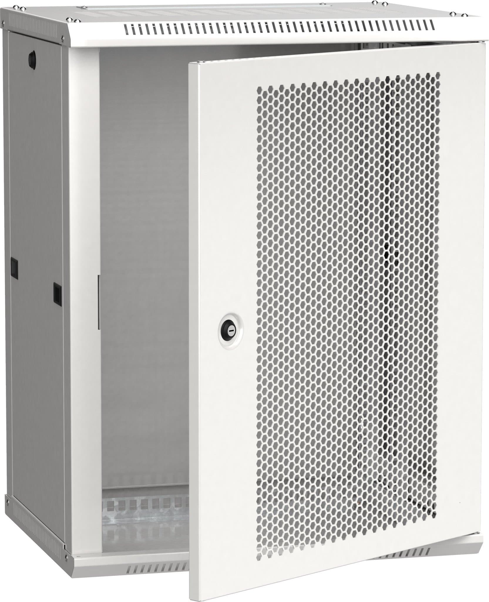IEK LINEA W ITK Шкаф LINEA W 12U 600x450 мм дверь, перфорированная, RAL7035 LWR3-12U64-PF