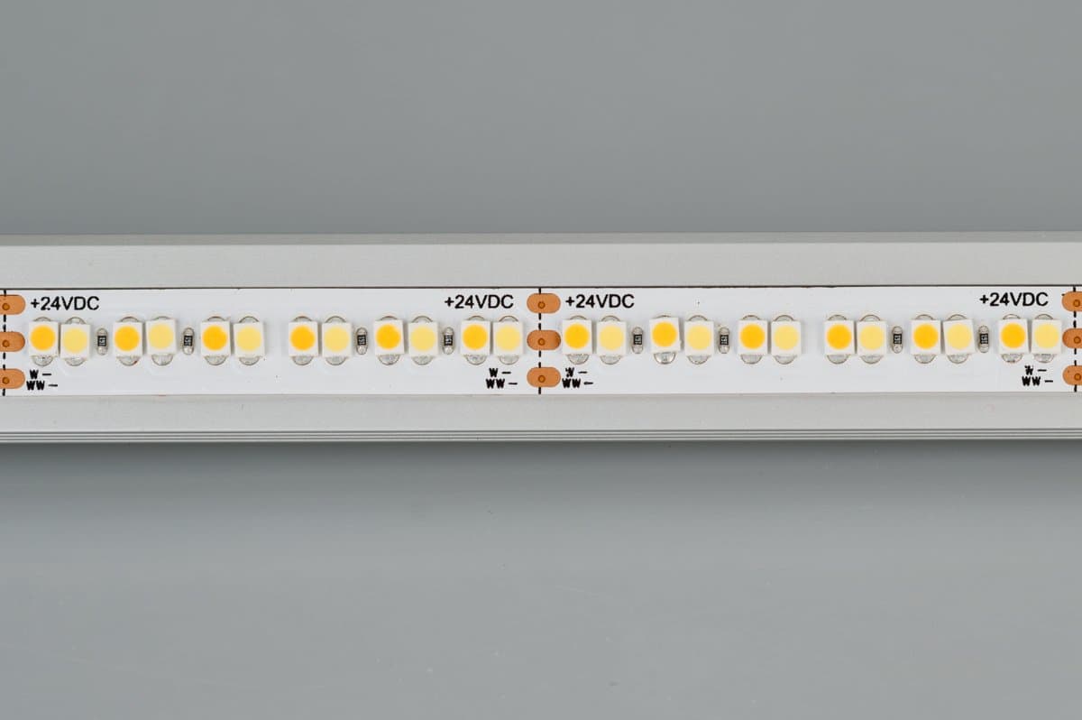 Arlight Светодиодная лента RT-A240-10mm 24V White-MIX (19.2 W/m, IP20, 3528, 5m) (Открытый) 025210(2) — миниатюра 3