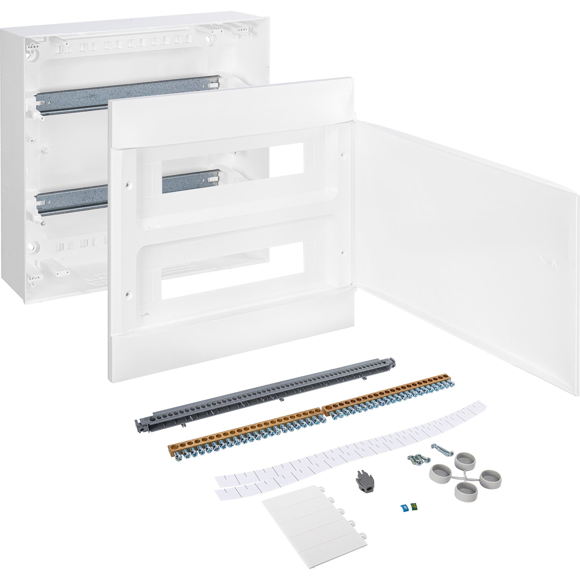 Legrand Practibox S Пластиковый щиток Навесной 2X18 Белая дверь 137607 — миниатюра 6