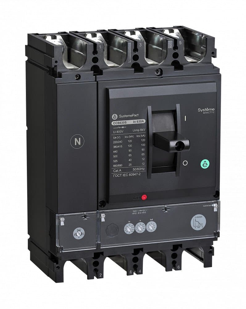 Systeme Electric Автоматический выключатель SYSTEMEPACT CCB400 50KA 3P3D S2.3 400A рычаг