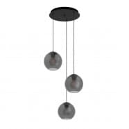 Eglo 390213 Подвесной потолочный светильник HL/3 E27 black/grey 'ARANGONA'