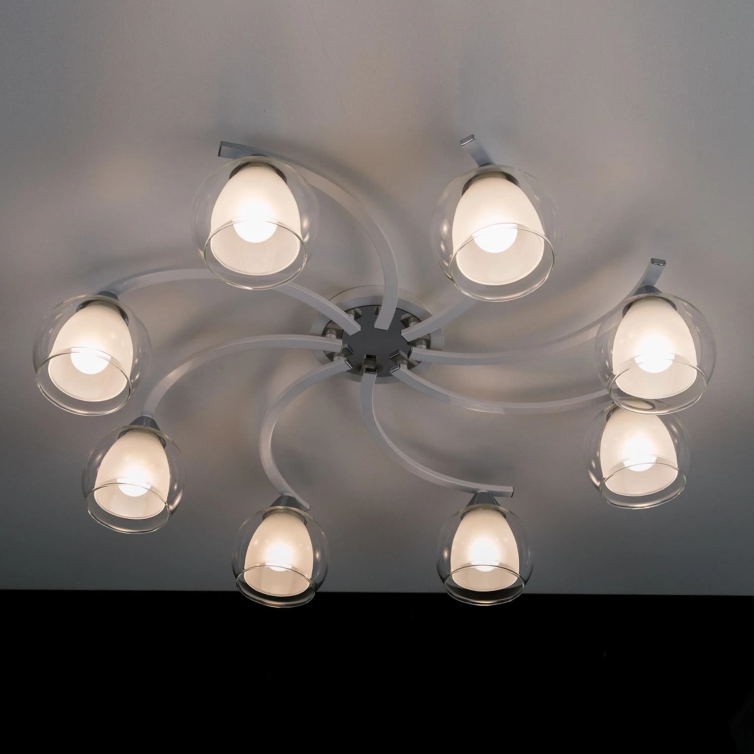 Citilux CL152180 Кристи Белый+Хром Люстра — миниатюра 7