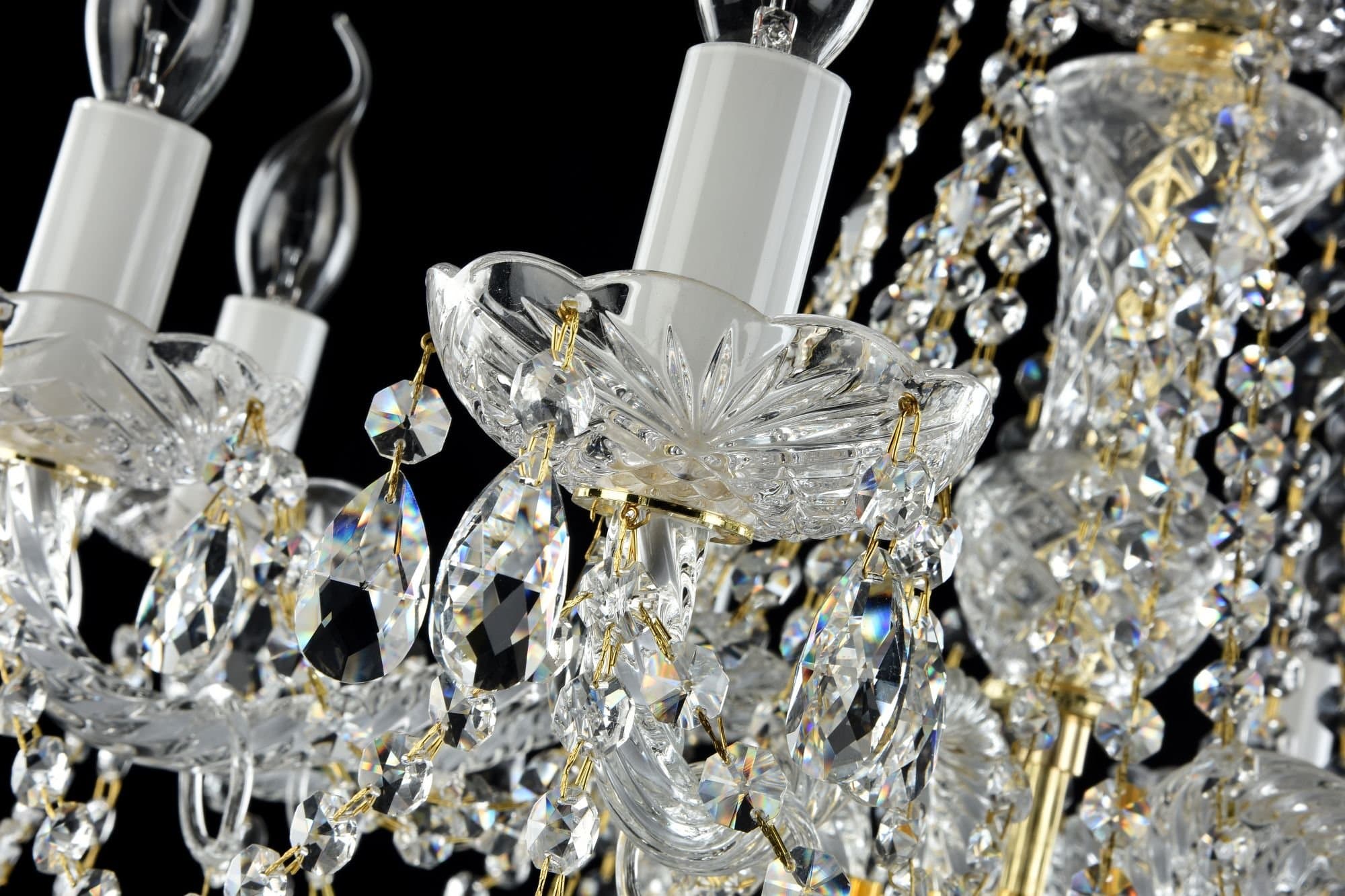 Maytoni Royal Classic Beatrix Золото Люстра 8xE14 60W DIA019-08-G — миниатюра 6