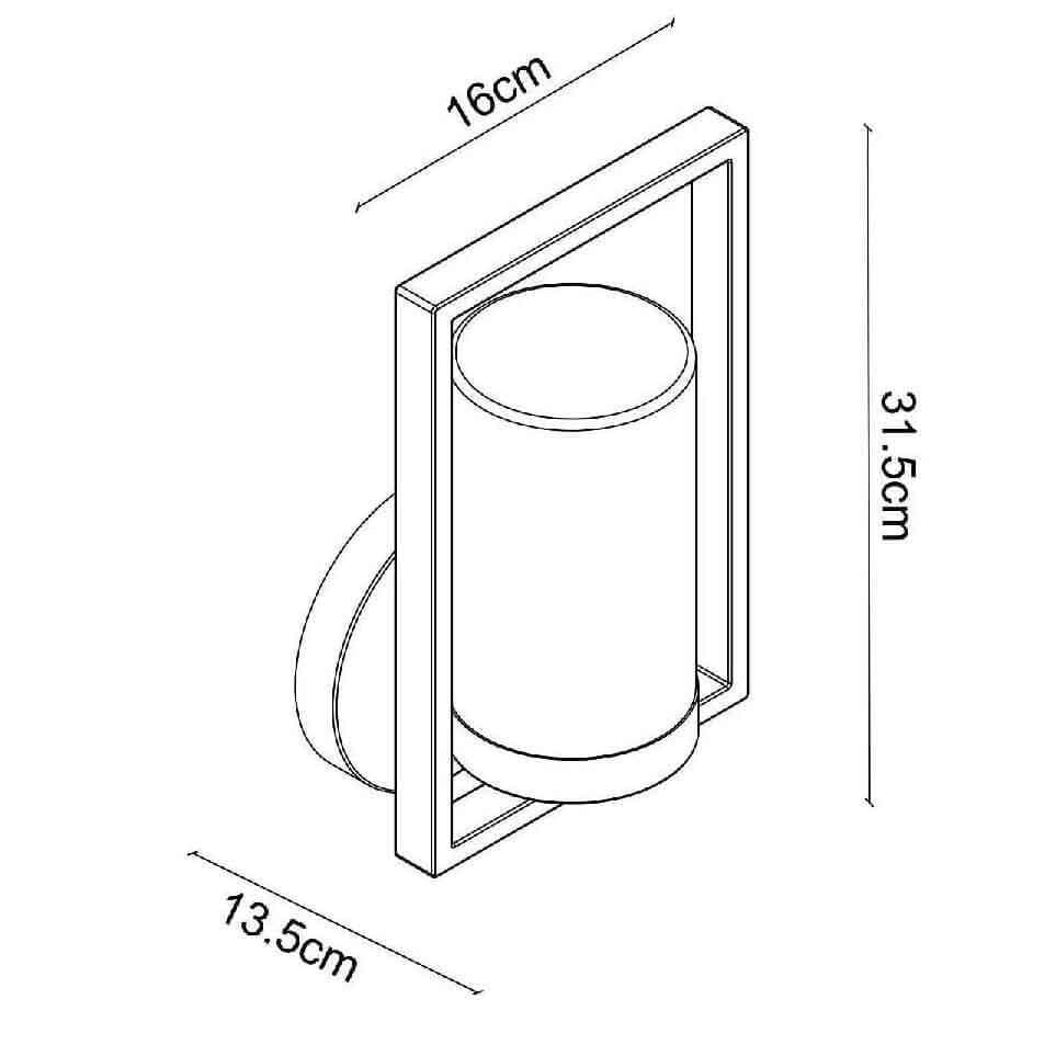 Lucide NISPEN Черный Бра 29827/01/30 — миниатюра 5