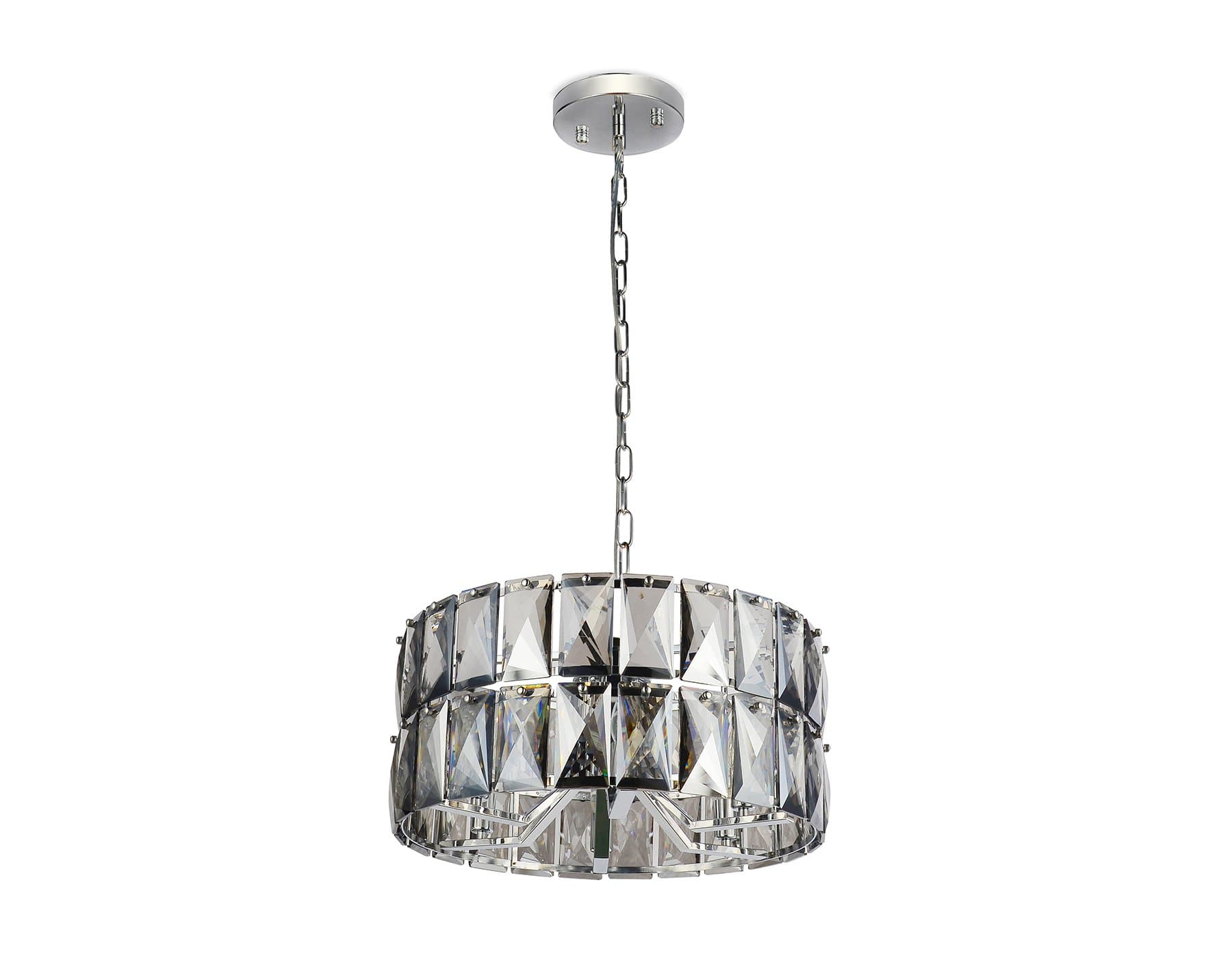 Ambrella Подвесная люстра TR5160/6 CH/SM хром/дымчатый E14/6 max 40W D520*945 — миниатюра 4