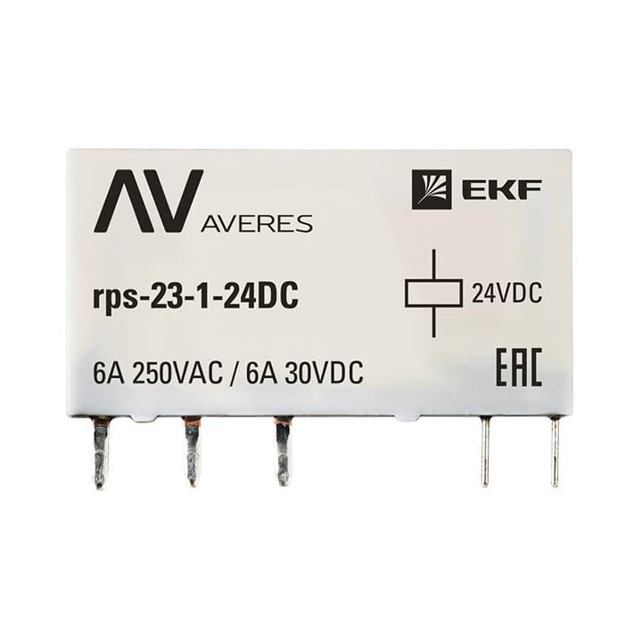 EKF Averes Реле промежуточное slim 23/1 6A 24В DC — миниатюра 2