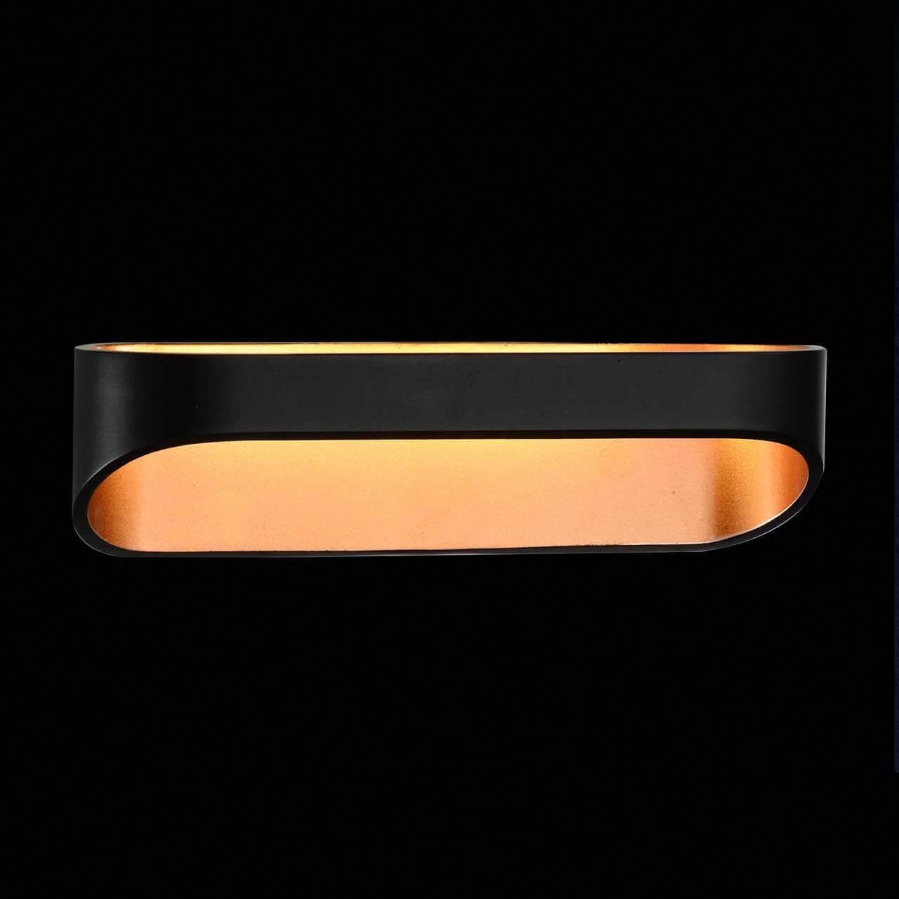 ST LUCE SL582.041.01 Светильник настенный  Черный, Золото/Черный, Золото LED 1*6W — миниатюра 2