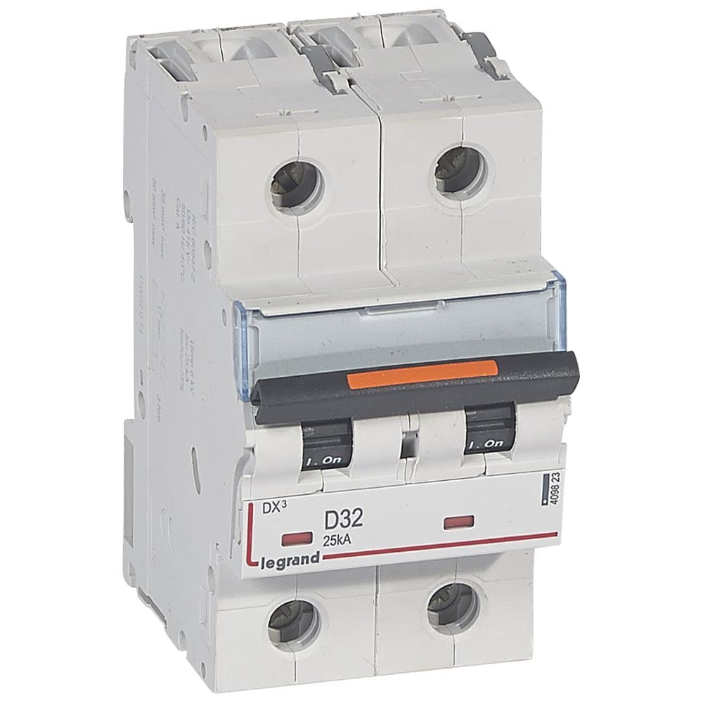 Legrand DX3 Автоматический выключатель 2P 32А (D) 25кА 409823