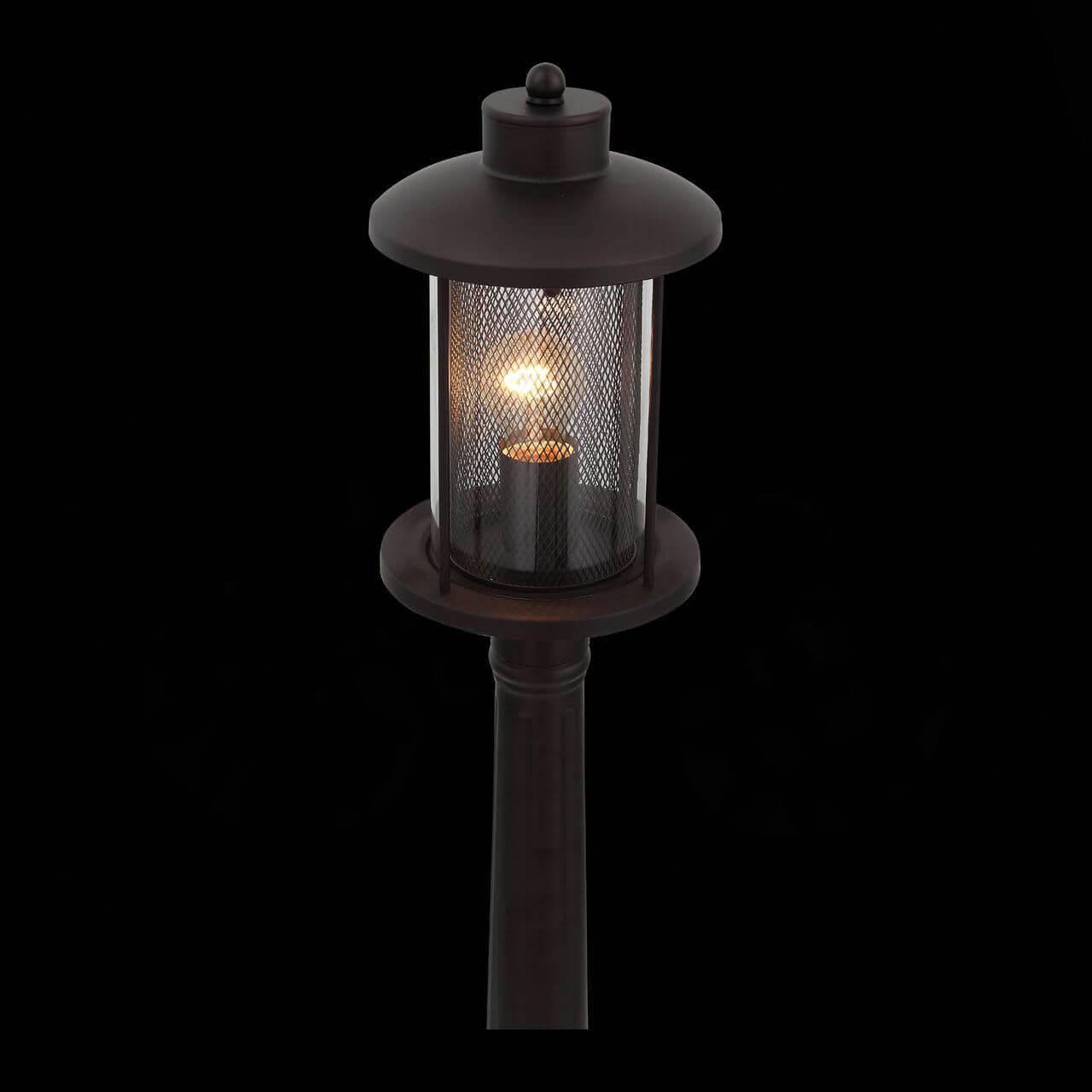 ST LUCE SL080.415.01 Светильник уличный наземный Темный кофе/Прозрачный, Темный кофе E27 1*60W — миниатюра 2