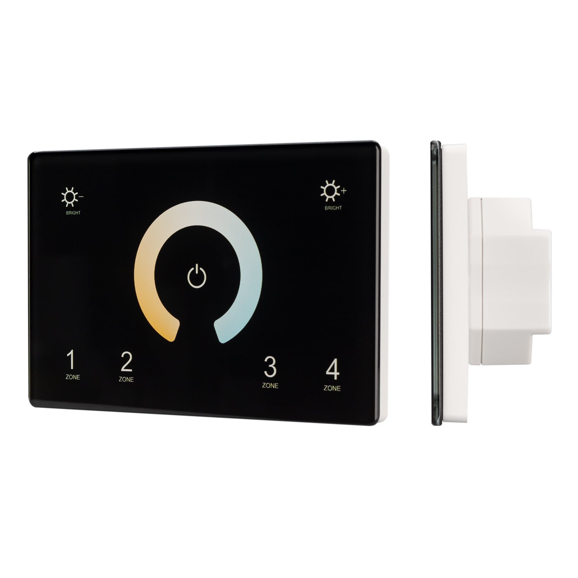 Arlight Панель Sens SMART-P81-MIX Black (230V, 4 зоны, 2.4G) (IP20 Пластик, 5 лет) 028401
